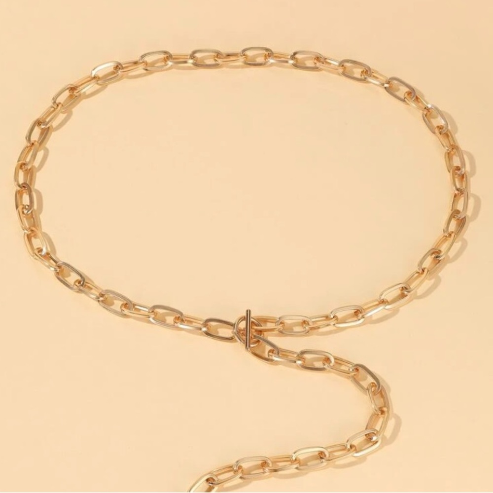 Gold Chain Belt, Adjustable, NWOT